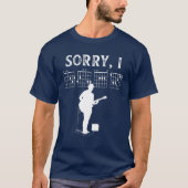 Sorry I DGAF Funny Hidden Message Guitar T-Shirt (Vorderseite)