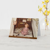 "sorry i haven't written" greeting card  karte (Gelbe Blume)