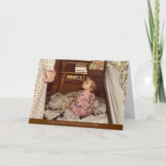 "sorry i haven't written" greeting card  karte