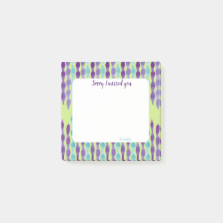 Sorry I missed you customize texts Post-it Klebezettel
