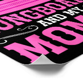 Sorry I Only Love My Longboard And My Momma Funny  Poster (Ecke)