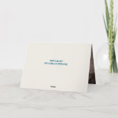 SORRY, I TASTED BIRTHDAY CARD DANKESKARTE (Rückseite)