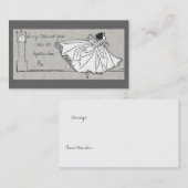 Sorry I vermisse you - Aschenputtel Theme Visitenkarte (Vorne/Hinten)