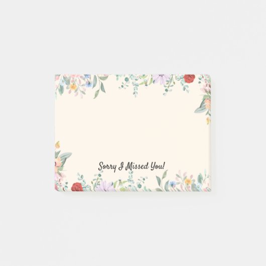 Sorry I vermisse you Post it Notes Post-it Klebezettel (Vorderseite)