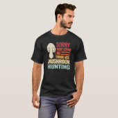 Sorry I wasn't Retro fungi mushroom mushroom hunti T-Shirt (Vorne ganz)