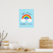 Sorry, ich bin beschäftigt, Rainbows zu jagen Poster (Küche)