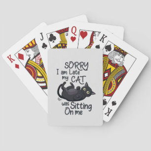 Sorry, ich bin spät - Cat Rules! Spielkarten