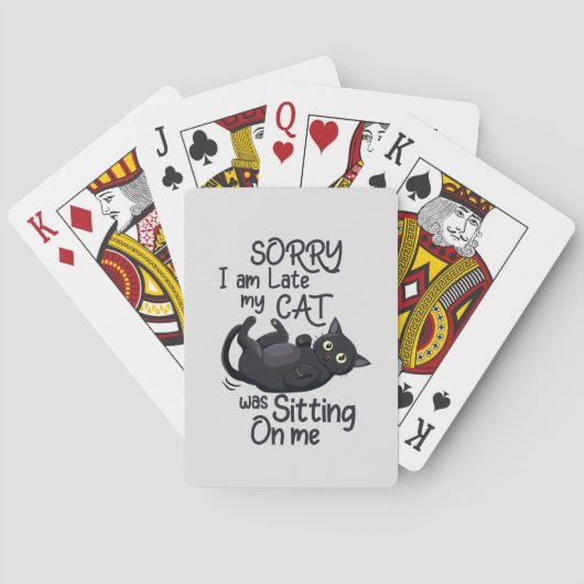 Sorry, ich bin spät - Cat Rules! Spielkarten (Rückseite)