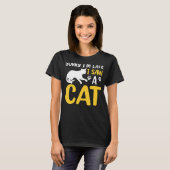 Sorry, ich bin spät sah ein Cat-Angebot. T-Shirt (Vorne ganz)