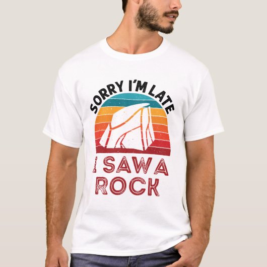 Sorry, ich bin spät sah ein Rock Rockhound Collect T-Shirt (Vorderseite)