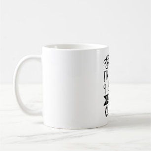 Sorry, ich bin zu spät, ich habe nicht Gewollt, um Kaffeetasse