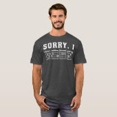 Sorry, ich DGAF Gitarrenakkorde T-Shirt (Vorne ganz)