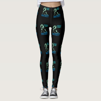 Sorry, ich kann mein Kind hat Hockey Player Eltern Leggings
