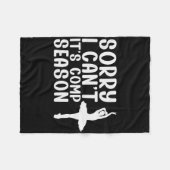 Sorry, ich kann nicht Comp Saison Cheer Gilrs Comp Fleecedecke (Vorderseite (Horizontal))
