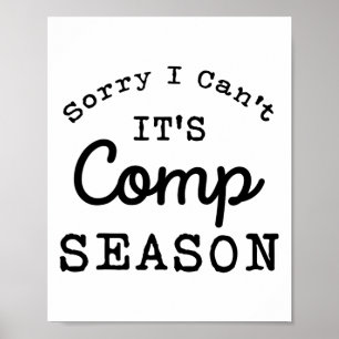 Sorry, ich kann nicht Comp Saison Cheer Gilrs Comp Poster