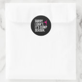Sorry, ich kann nicht Comp Saison Cheer Gilrs Comp Runder Aufkleber (Tasche)