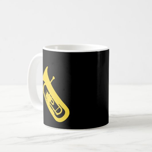Sorry, ich Tooot Funny Baritone Funny Euphonium Kaffeetasse (Vorderseite Links)