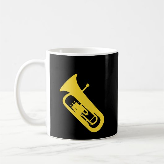Sorry, ich Tooot Funny Baritone Funny Euphonium Kaffeetasse (Links)