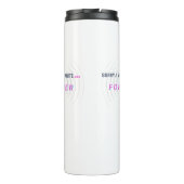 Sorry, ich war auf stumm... FOREVER. Thermosbecher (Rückseite)