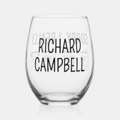 Sorry, ich wirklich DGAF Gitarren Akkorde Funny Cu Weinglas Ohne Stiel (Rückseite)