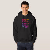 Sorry If I Looked Interested, I'm Not - Premium Hoodie (Vorne ganz)