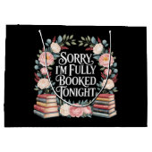 Sorry I'M Fully Booked Tonight  Große Geschenktüte (Rückseite)