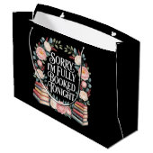 Sorry I'M Fully Booked Tonight  Große Geschenktüte (Rückseite Schrägansicht)