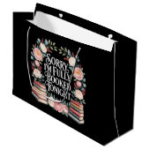 Sorry I'M Fully Booked Tonight  Große Geschenktüte (Vorderseite Schrägansicht)