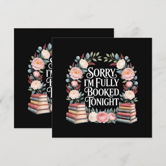 Sorry I'M Fully Booked Tonight Programm (Vorne/Hinten)