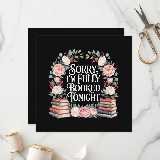 Sorry I'M Fully Booked Tonight Programm (Vorderseite/Rückseite Beispiel)