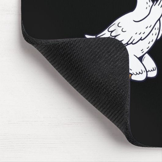 Sorry I'm Late Funny Goose Christian Bible Verse F Mousepad (Ecke)