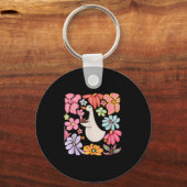 Sorry I'm Late His Timing Not Mine, Funny Christia Schlüsselanhänger (Vorderseite)