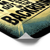 Sorry I'm Late I Got Stuck In The Backrooms Limina Poster (Ecke)