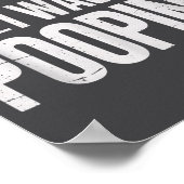 Sorry I'm Late I Was Ong Funny Joke Sarcastic Quot Poster (Ecke)