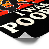 Sorry I'm Late I Was Ong Funny  Poster (Ecke)