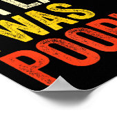 Sorry I'm Late I Was Ong Funny Toilet Joke Poster (Ecke)