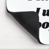 Sorry I'm Late I Was Ong Mousepad (Ecke)