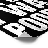 Sorry I'm Late I Was Ong  Poster (Ecke)