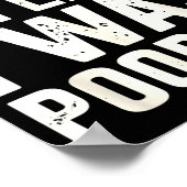 Sorry I'm Late I Was Ong  Poster (Ecke)