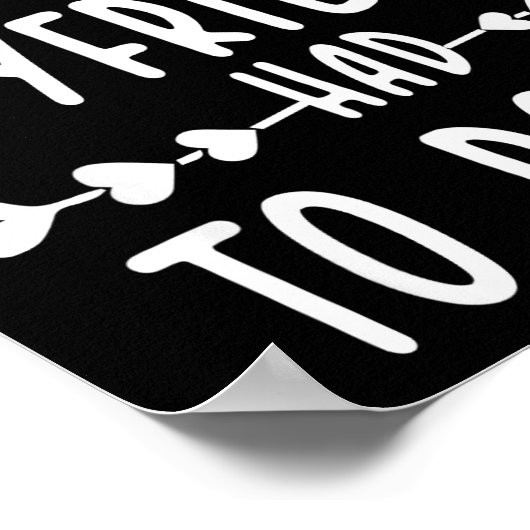 Sorry Im Late My Boyfriend Had To Op Funny Saying Poster (Ecke)