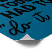 Sorry I'm Late My Toddler Do It Self Funny Excuse  Poster (Ecke)