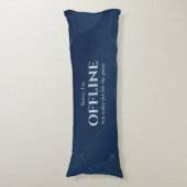 Sorry, I'm offline, Gamer, Text, Blue Seitenschläferkissen (Vorderseite Vertikal)