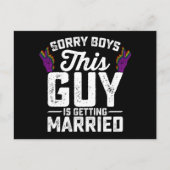 Sorry Jungs, die diesen Typ verheiratet werden sch Postkarte (Vorderseite)
