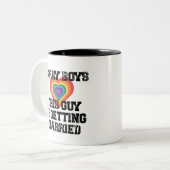 Sorry Jungs, die diesen Typ verheiratet werden sch Zweifarbige Tasse (Vorderseite Links)