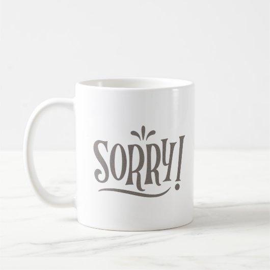 SORRY KAFFEETASSE (Links)