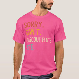 Sorry kann nicht barocke Flute durch Shirts Barock