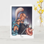 'Sorry Karte (Gelbe Blume)