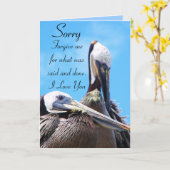Sorry_ Karte (Gelbe Blume)