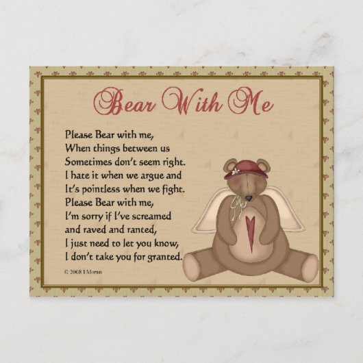 Sorry Keepake Card Postkarte (Vorderseite)