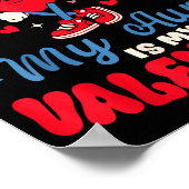 Sorry Ladies My Aunt Is My Valentine Funny Heart N Poster (Ecke)